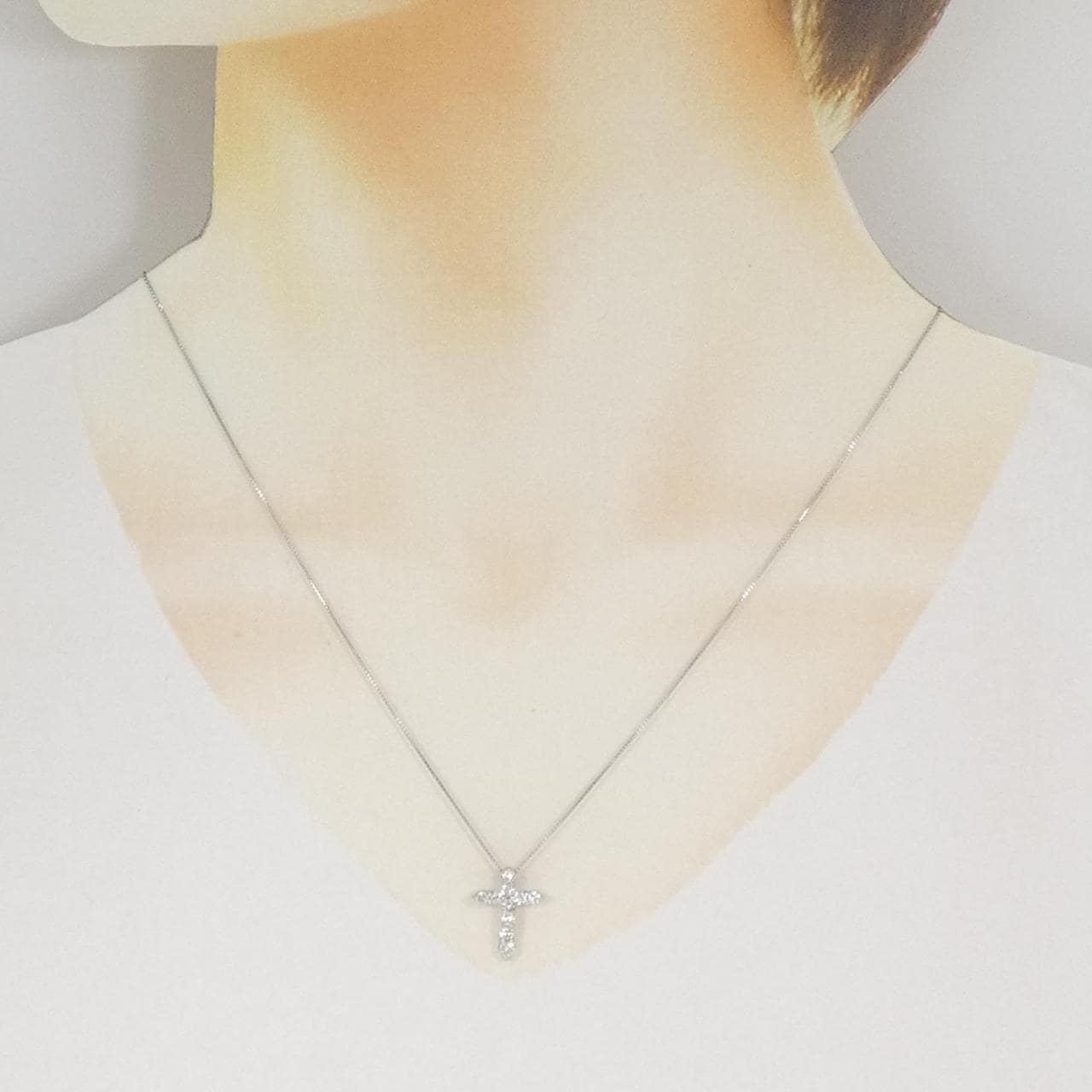 PT900/PT850 ダイヤモンド ネックレス 0.50CT