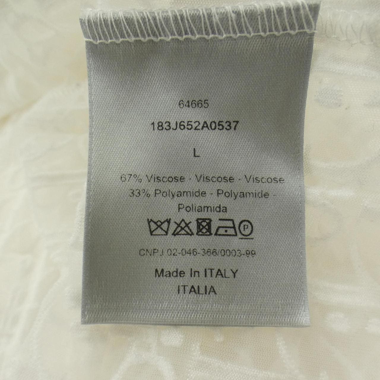 ディオール DIOR オブリークシースルー 183J652A0537 Tシャツ