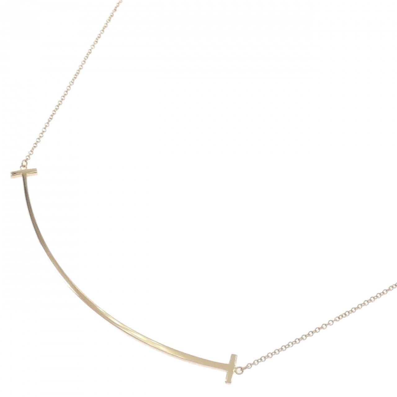 ティファニー Tスマイル ラージ ネックレス