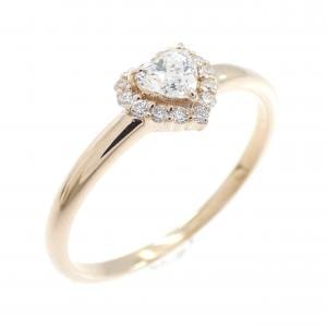 クミキョク ハート ダイヤモンド リング 0.13CT