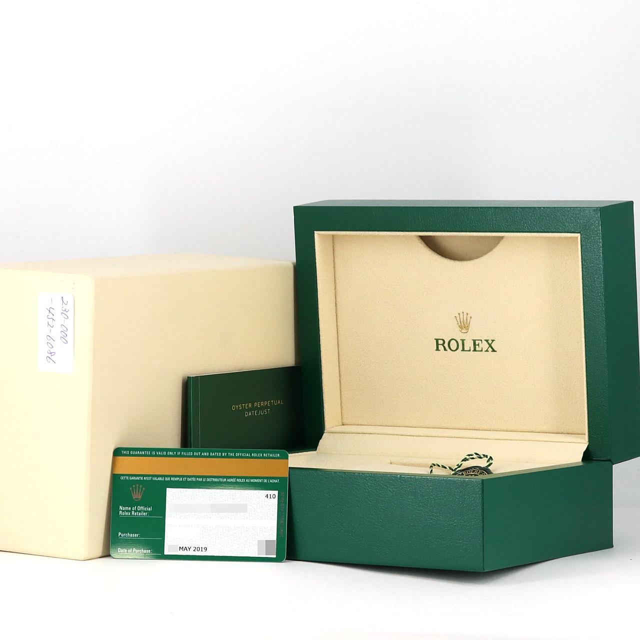 ロレックス デイトジャスト 126331 SSxPG 自動巻 ランダム番