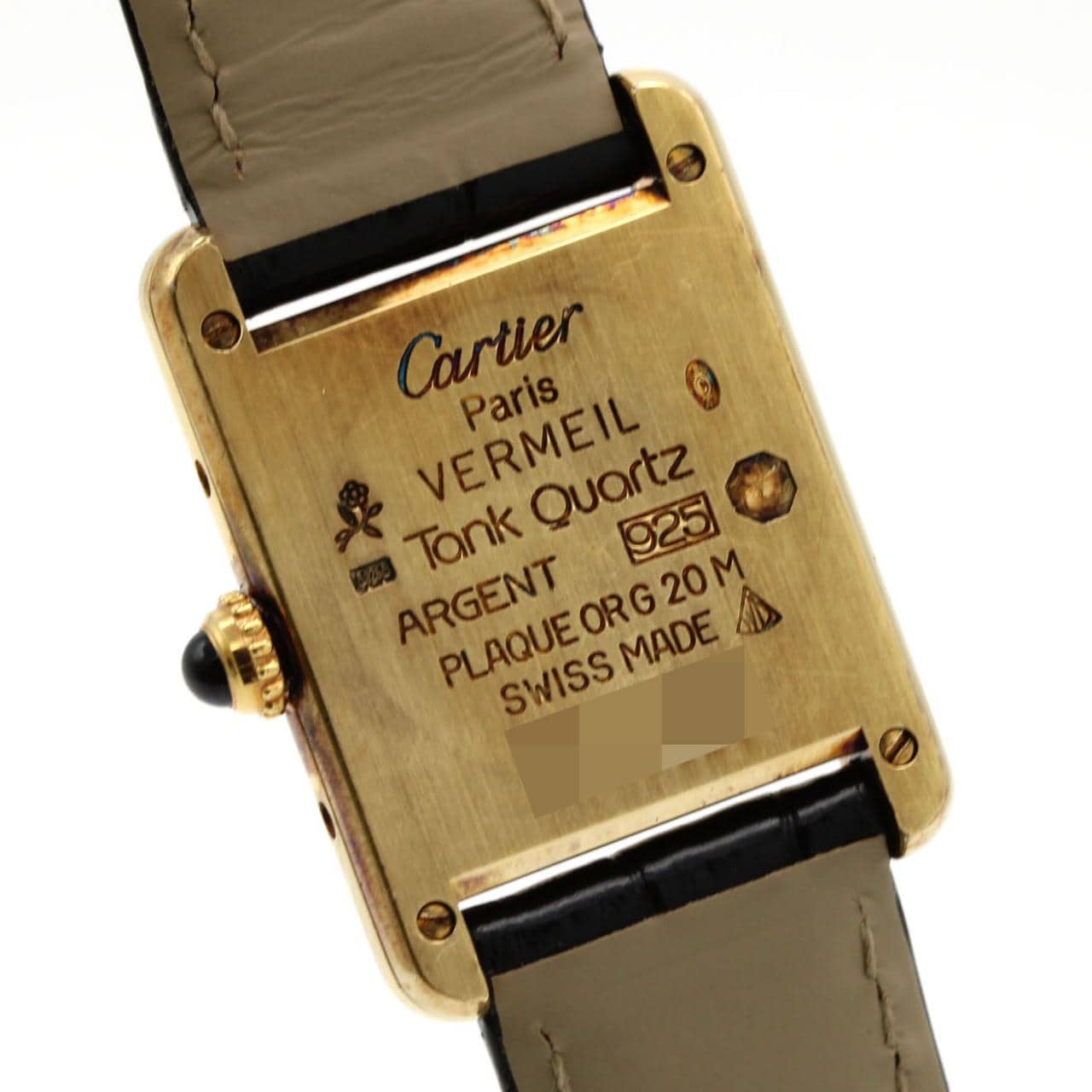 カルティエ マストタンクSM GP W1003153 GP クォーツ