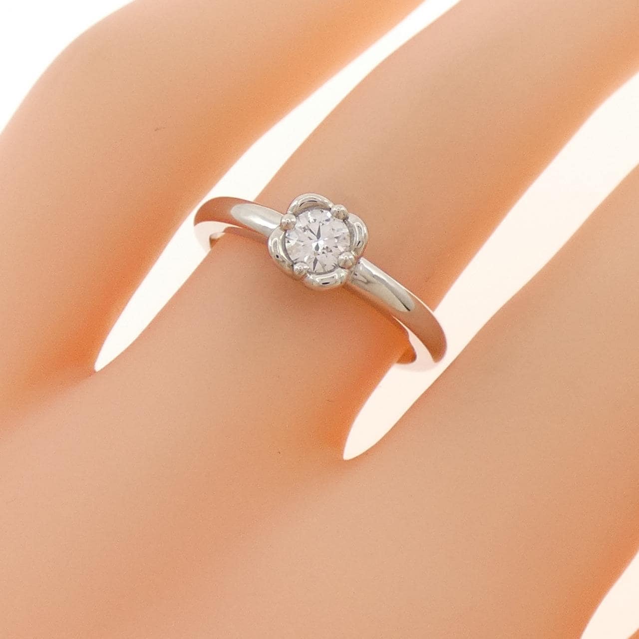 PT950 ダイヤモンド リング 0.212CT