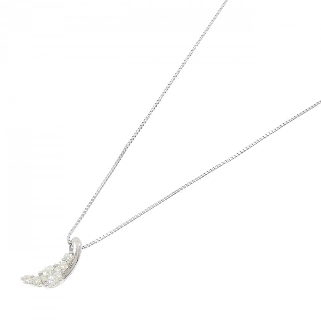 PT900/PT850 ダイヤモンド ネックレス 0.35CT