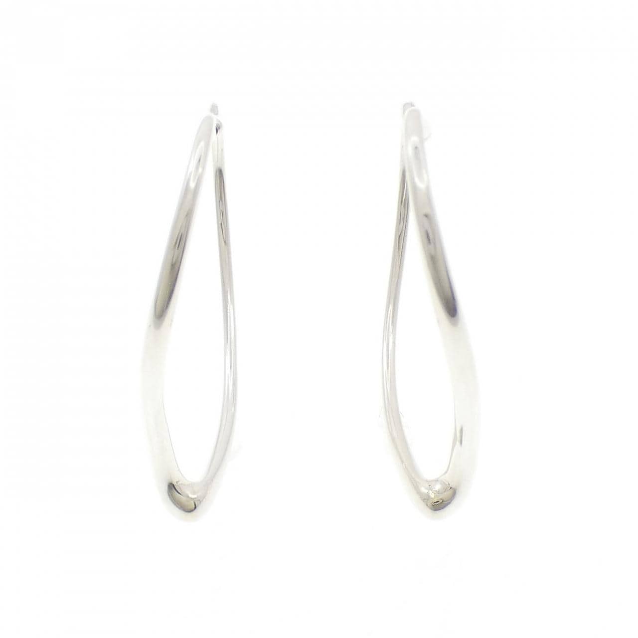 ティファニー オープン ハート フープ ピアス