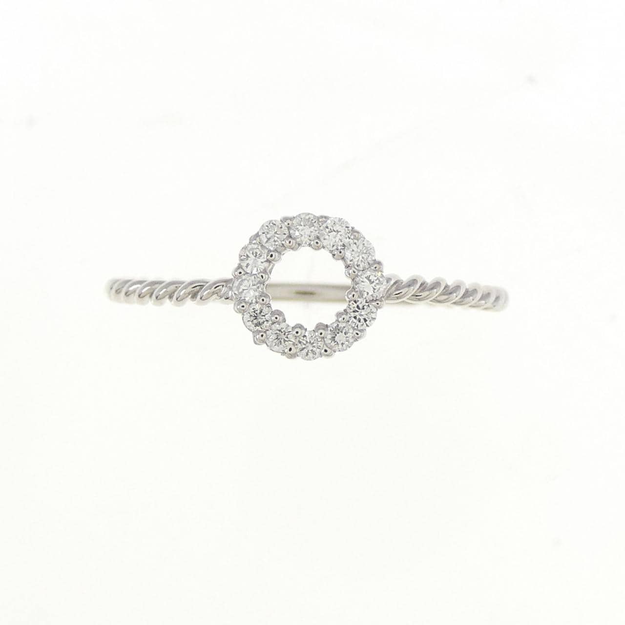 【リメイク】PT900 ダイヤモンド リング 0.10CT