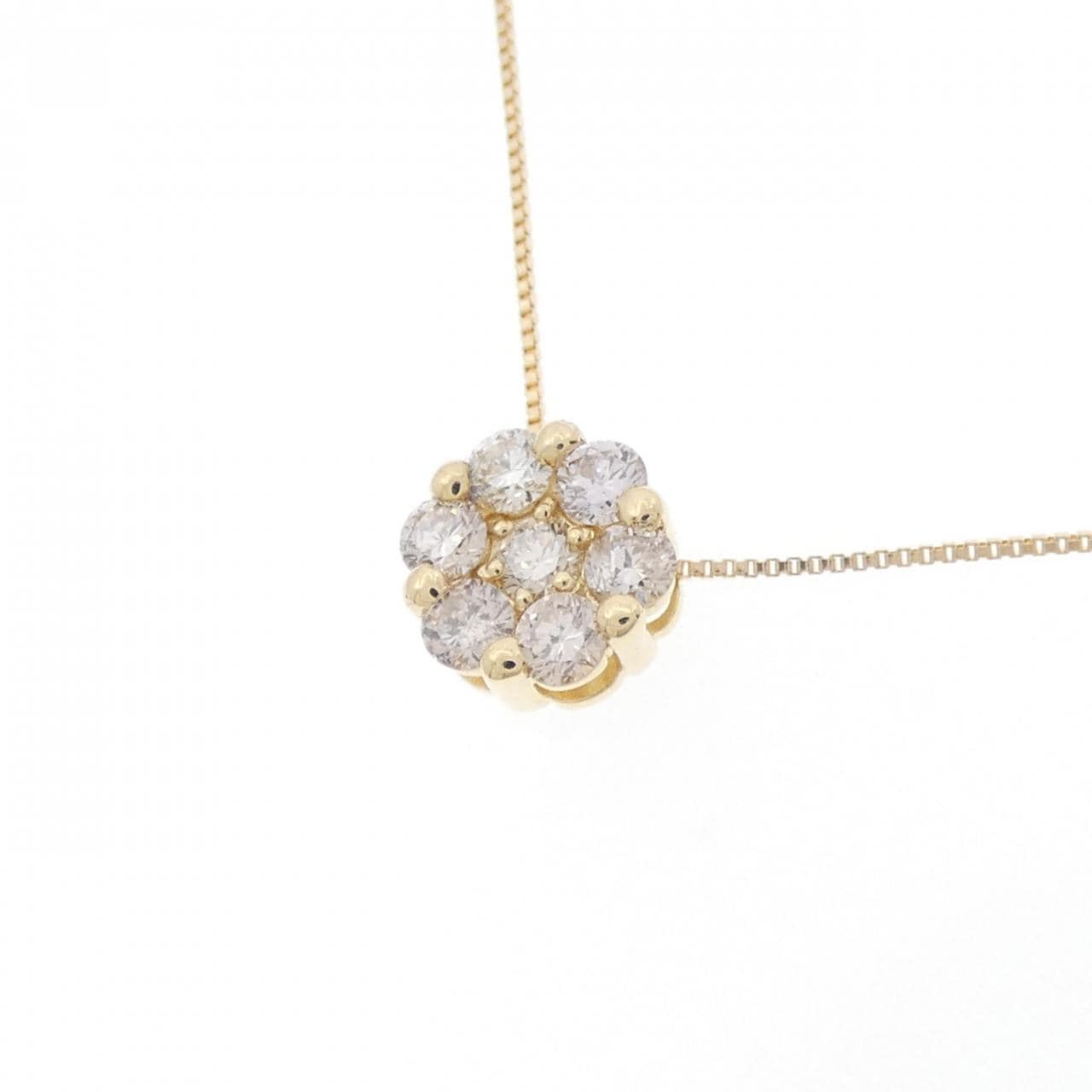 [BRAND NEW] K18YG Diamond necklace 0.30CT