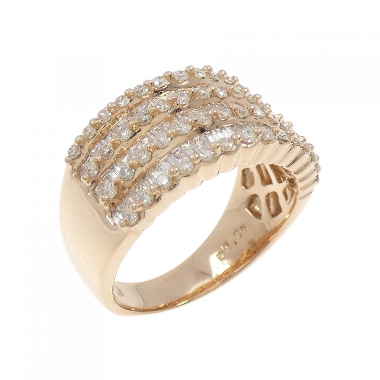 K18PG ダイヤモンド リング 1.25CT