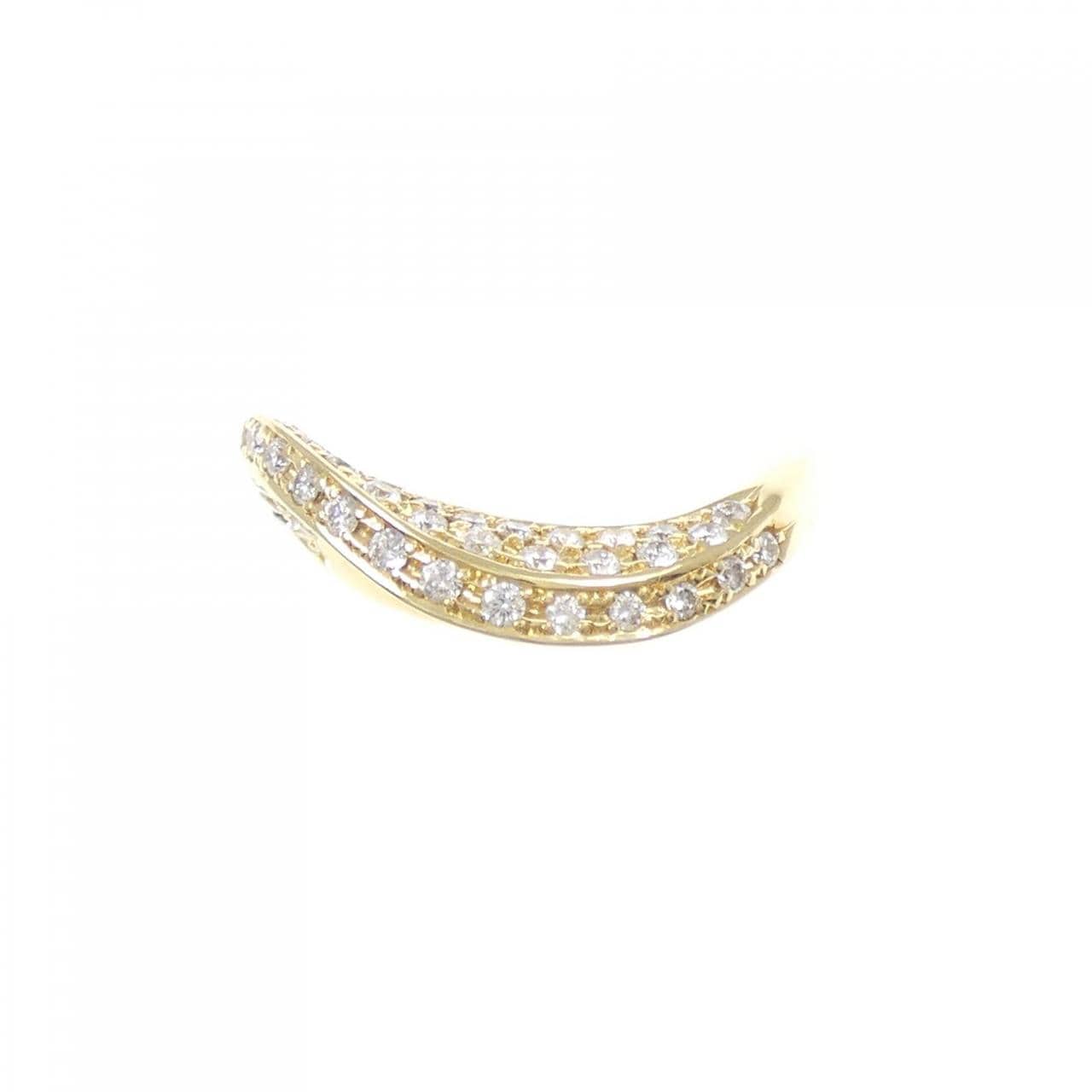 K18YG ダイヤモンド リング 0.86CT