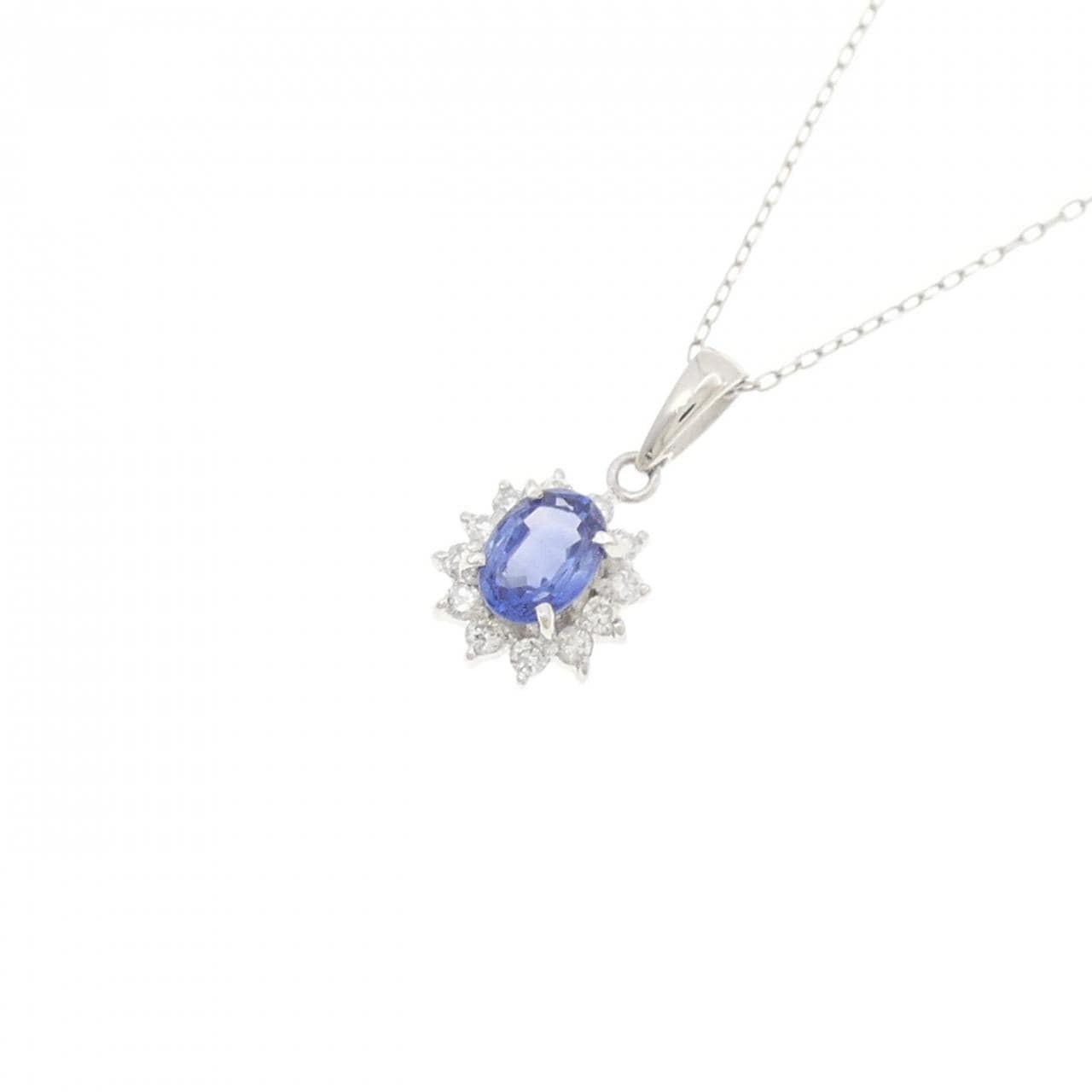 PT/PT850 サファイヤ ネックレス 0.57CT