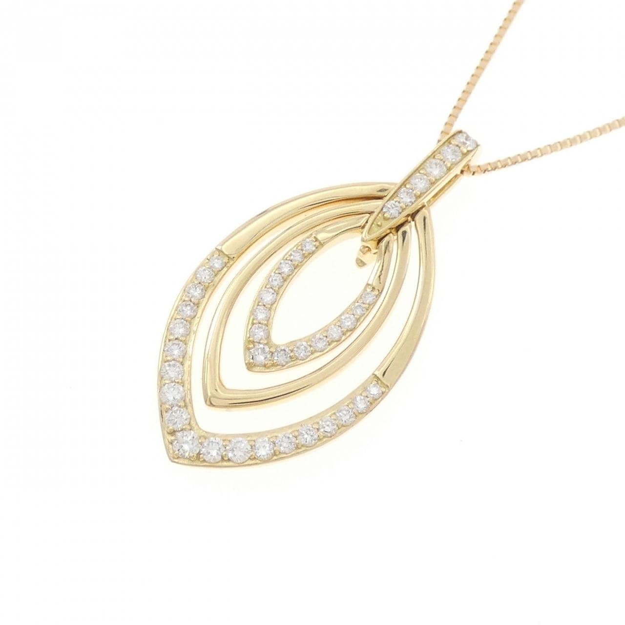 ジーエスティービー ダイヤモンド ネックレス 0.30CT