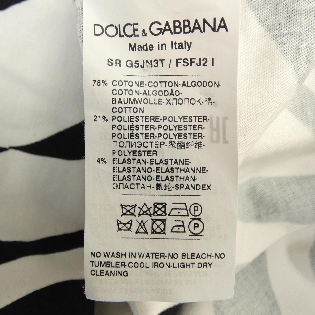 ドルチェアンドガッバーナ DOLCE&GABBANA G5JN3T/FSFJ2 S／Sシャツ