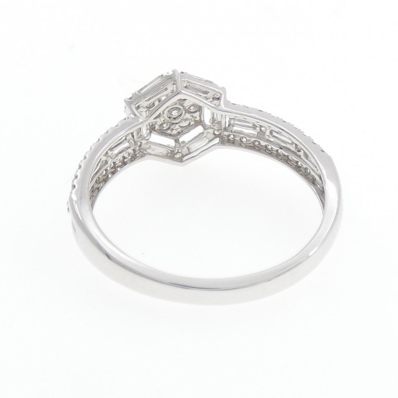 K18WG ダイヤモンド リング 0.70CT