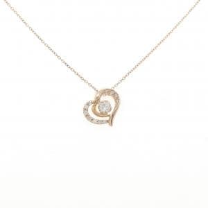 4゜C ハート ダイヤモンド ネックレス