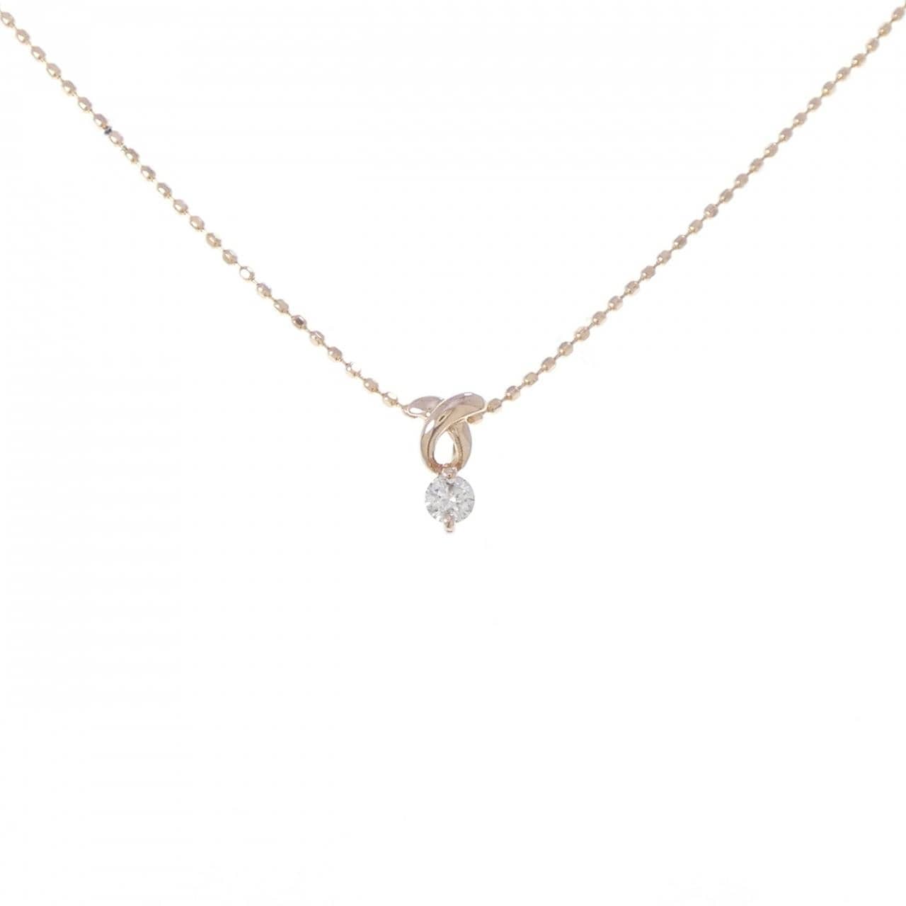 K10PG ダイヤモンド ネックレス 0.07CT