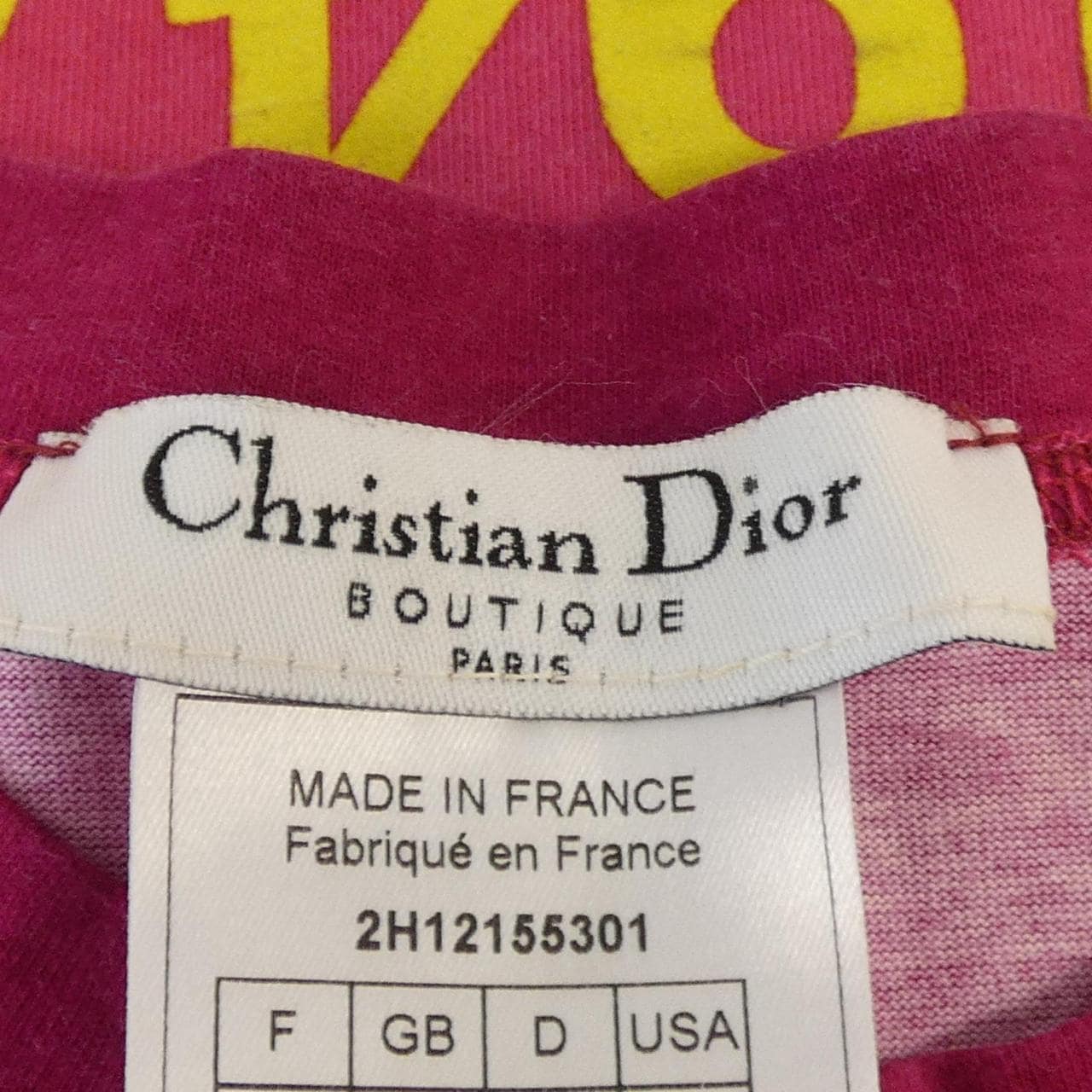 【ヴィンテージ】クリスチャンディオール CHRISTIAN DIOR 2H12155301 トップス