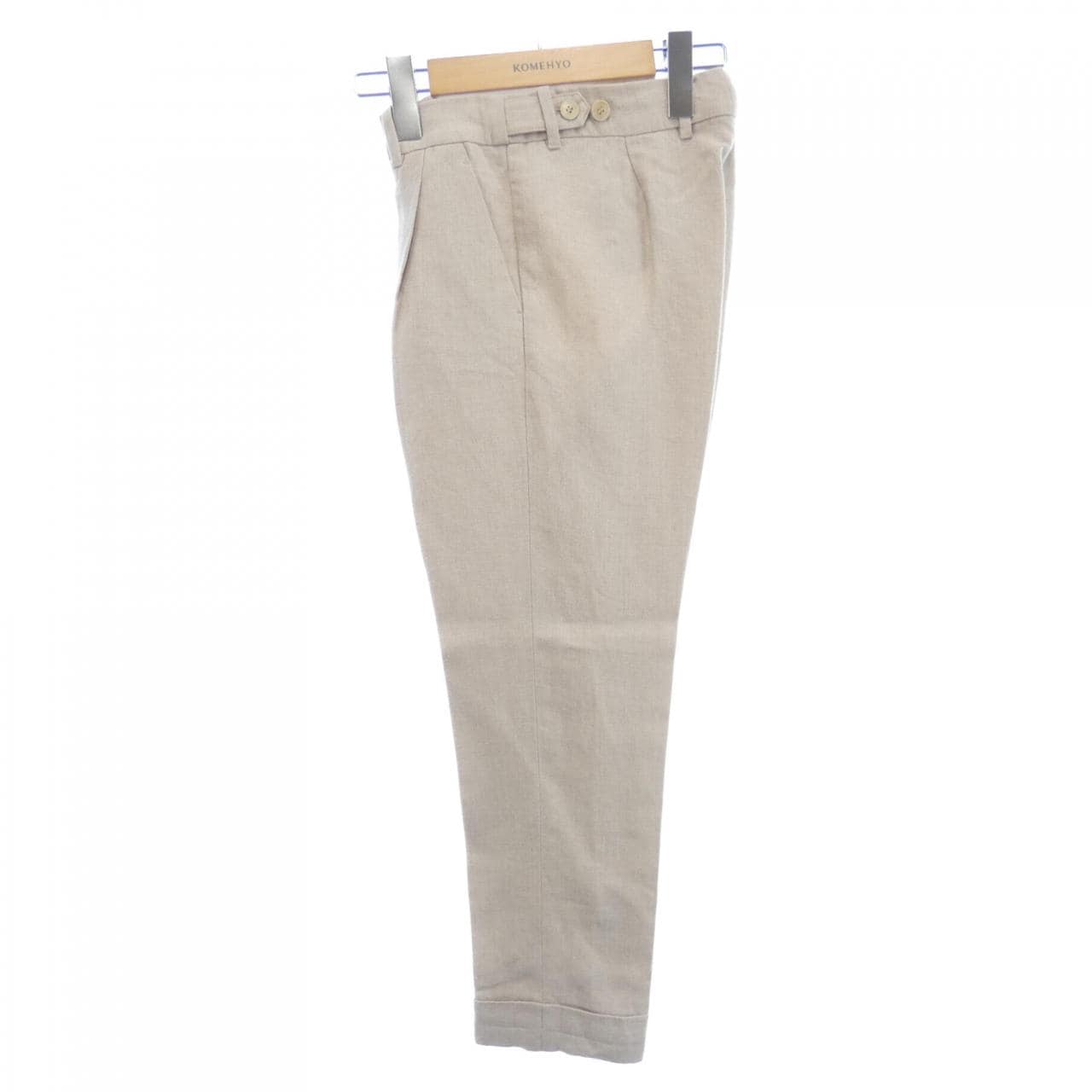 Loro Piana ロロピアーナ スラックス LORO PIANA FABRIC イージーパンツ(1 DARK GREY): : メンズ