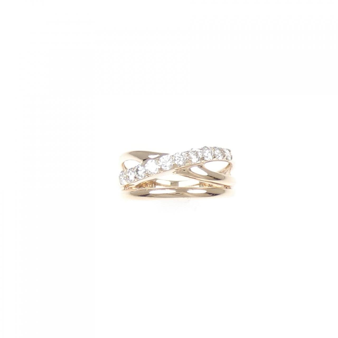K18PG ダイヤモンド リング 0.50CT