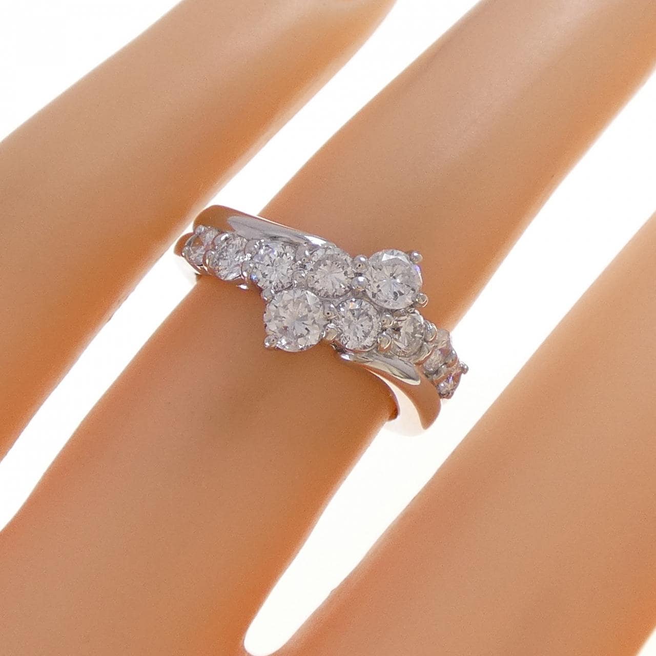 PT900鑽石戒指1.01克拉