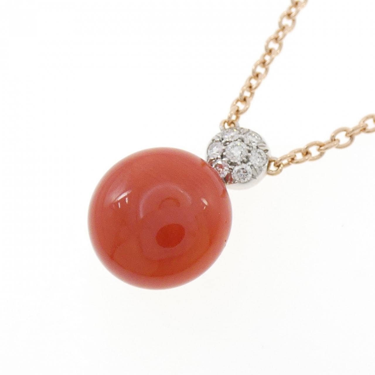 シャンテクレール サンゴ ネックレス