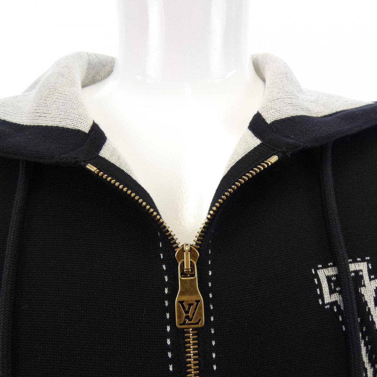 ルイヴィトン LOUIS VUITTON グラフィックインターシャジップコットンフーディ HRN89WAUR パーカー