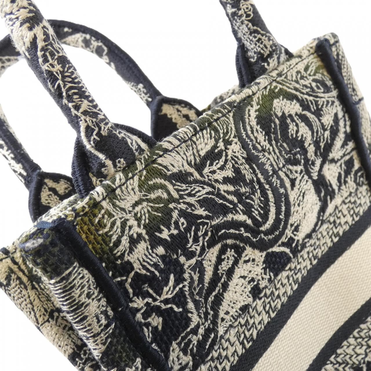 クリスチャンディオール REVERSE TOILE DE JOUY ディオール ブック トート ミニ バーティカル バッグ  S5555CRGO バッグ