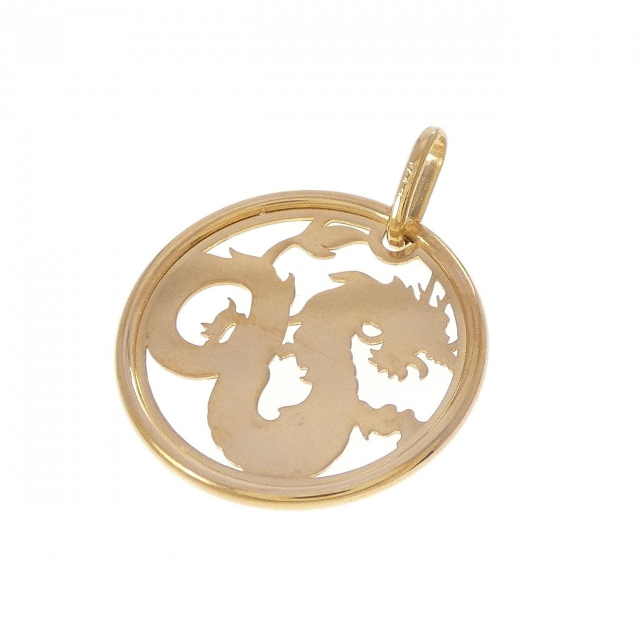 K24YG ドラゴン ペンダント