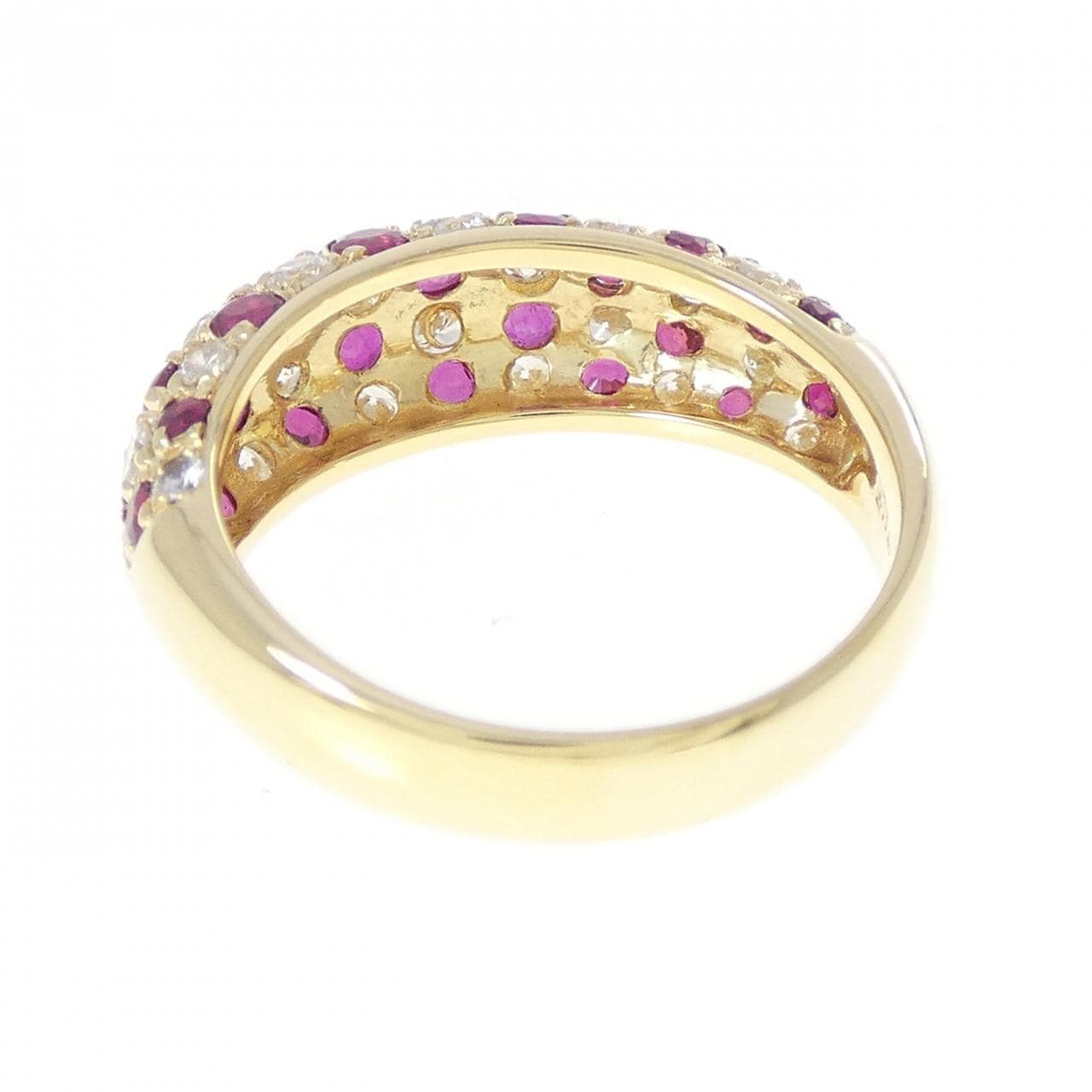 750YG ルビー リング 1.56CT