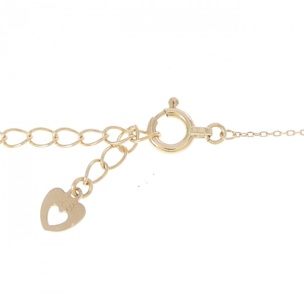 K18YG ダイヤモンド ブレスレット 0.16CT