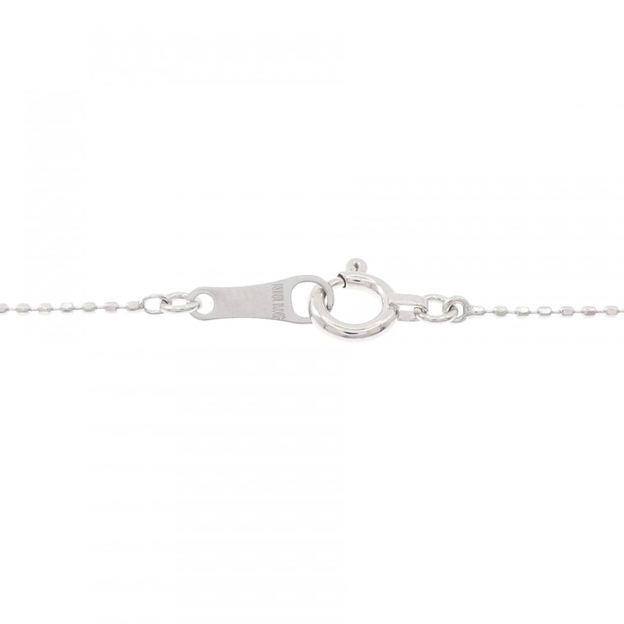 K18WG ルビー ネックレス 1.16CT