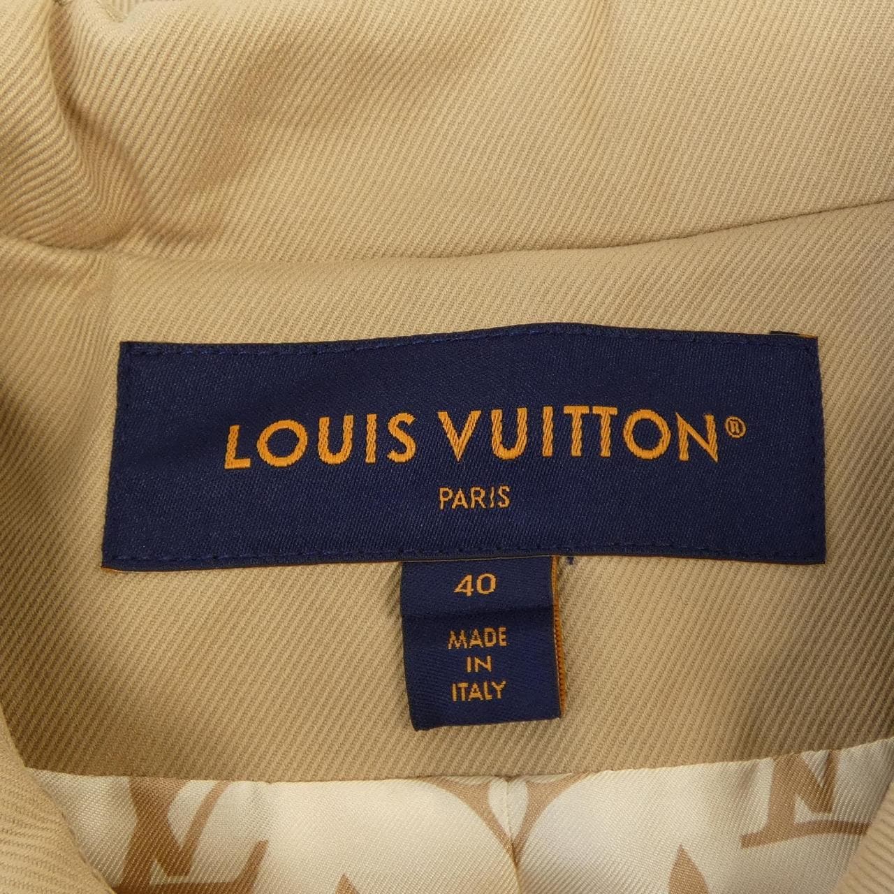 ルイヴィトン LOUIS VUITTON オーバサイズディテール ギャバジンコート FQMA17UN9 コート