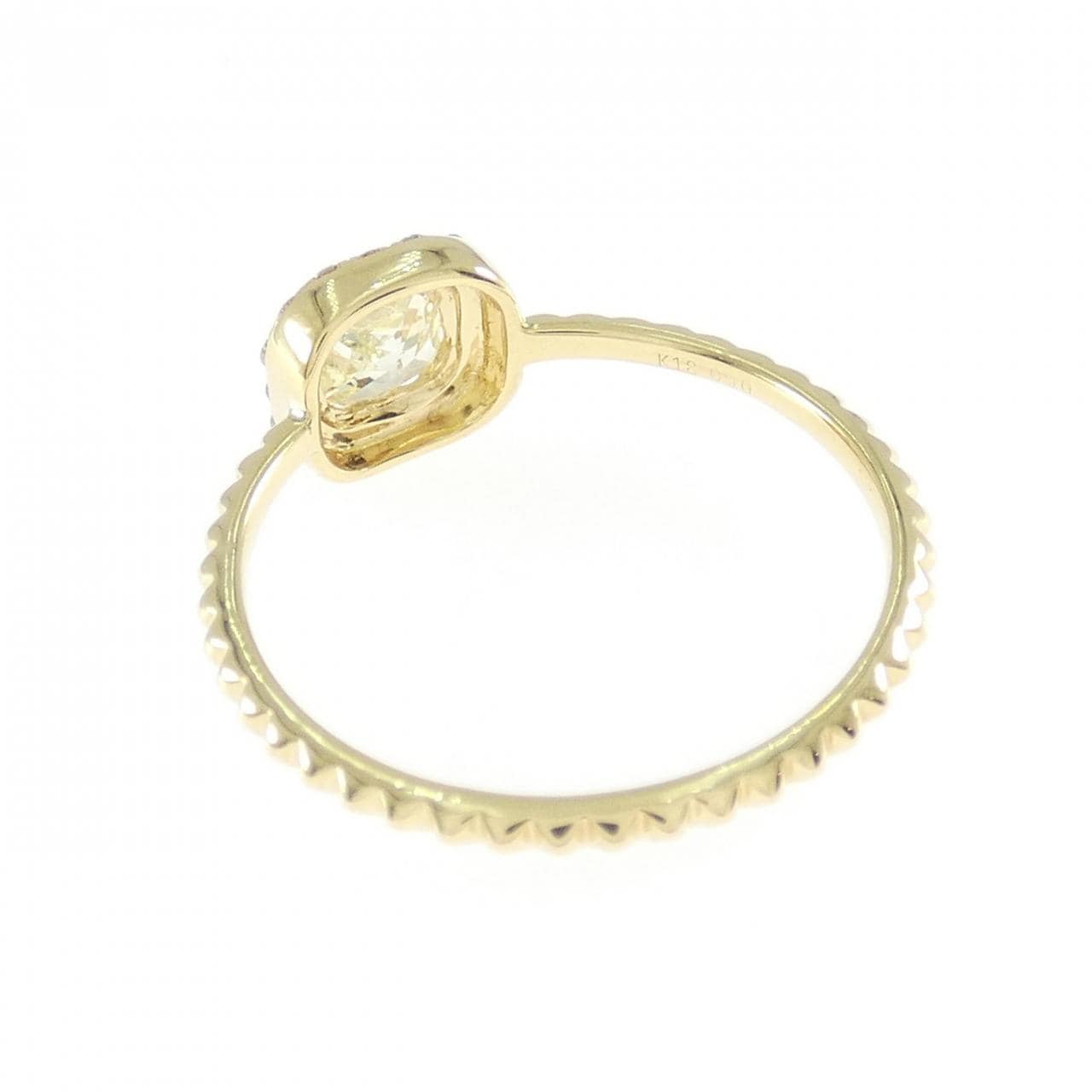 K18YG ダイヤモンド リング 0.44CT