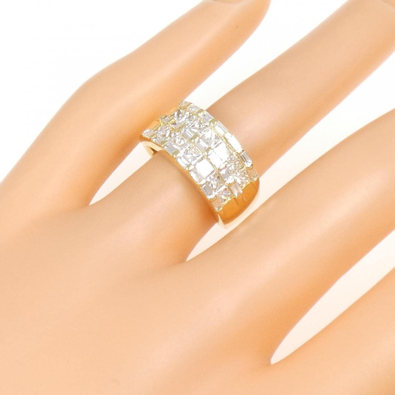 K18YG ダイヤモンド リング 2.00CT