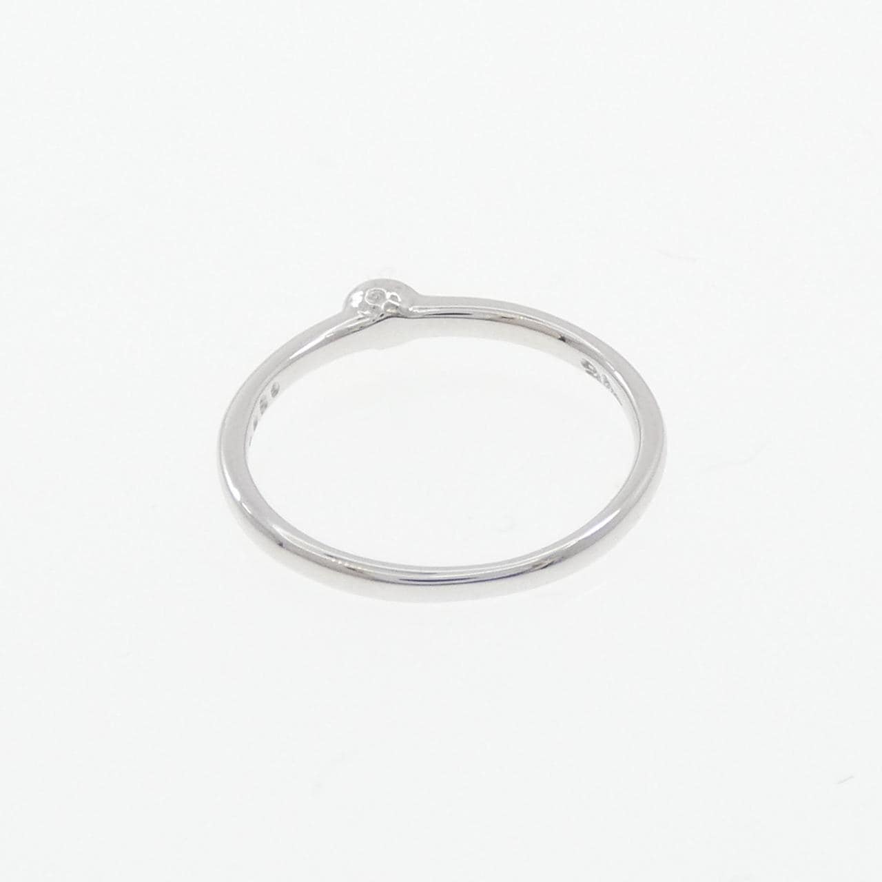 K10WG ダイヤモンド ピンキー リング 0.029CT