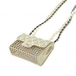 ヴィンテージCHANELネックレス＆ピアス シャネルセット CHANEL シャネルシルバーネックレスピアスセット