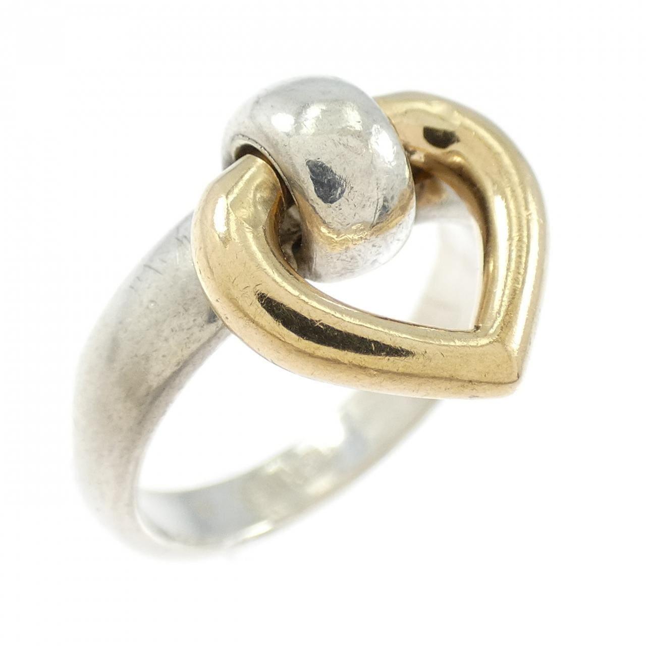 [vintage] HERMES Heart Hallmark Ring