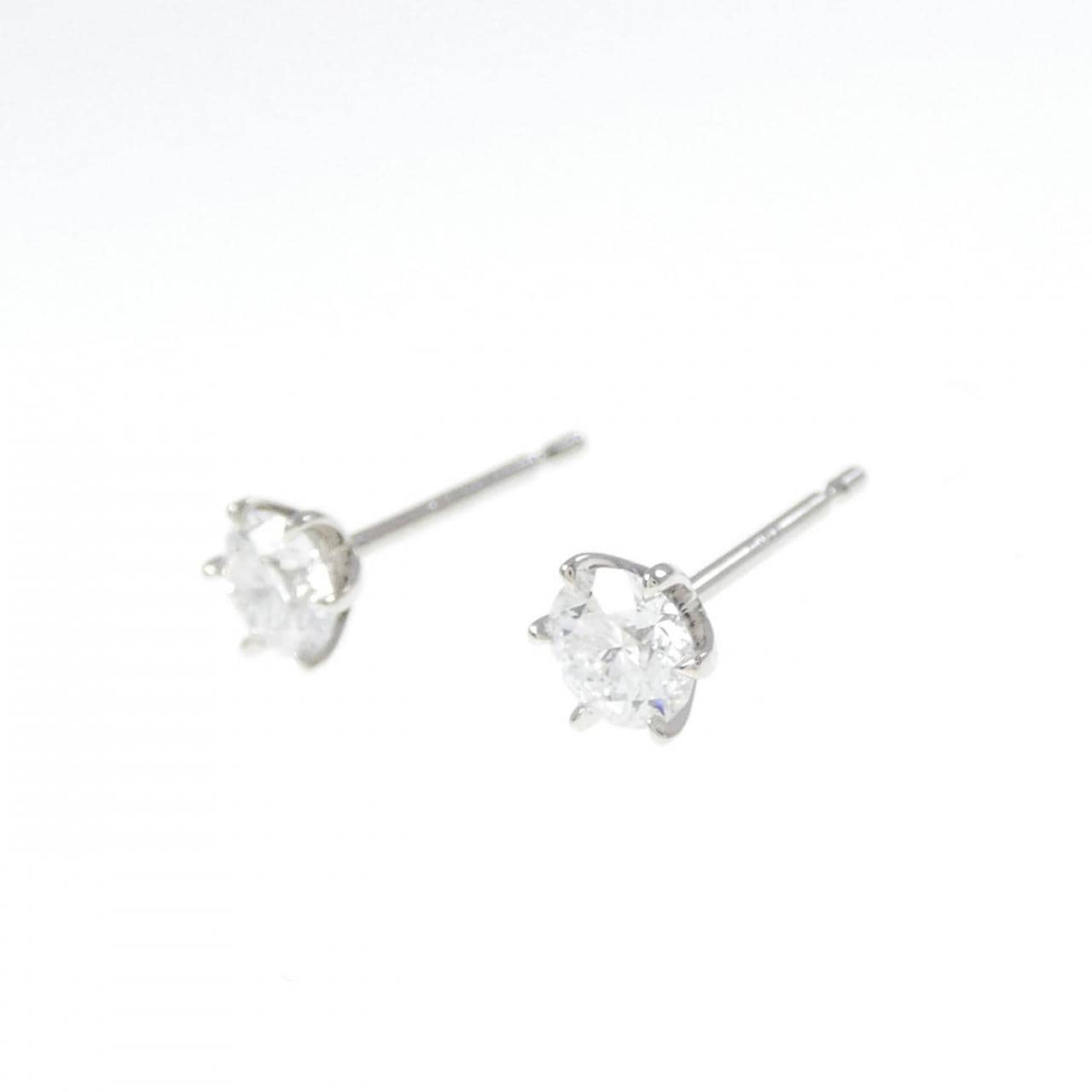 【再加工款】PT900/ST鑽石耳環 0.300克拉 0.302克拉 E色 VVS2淨度 EXT H&C