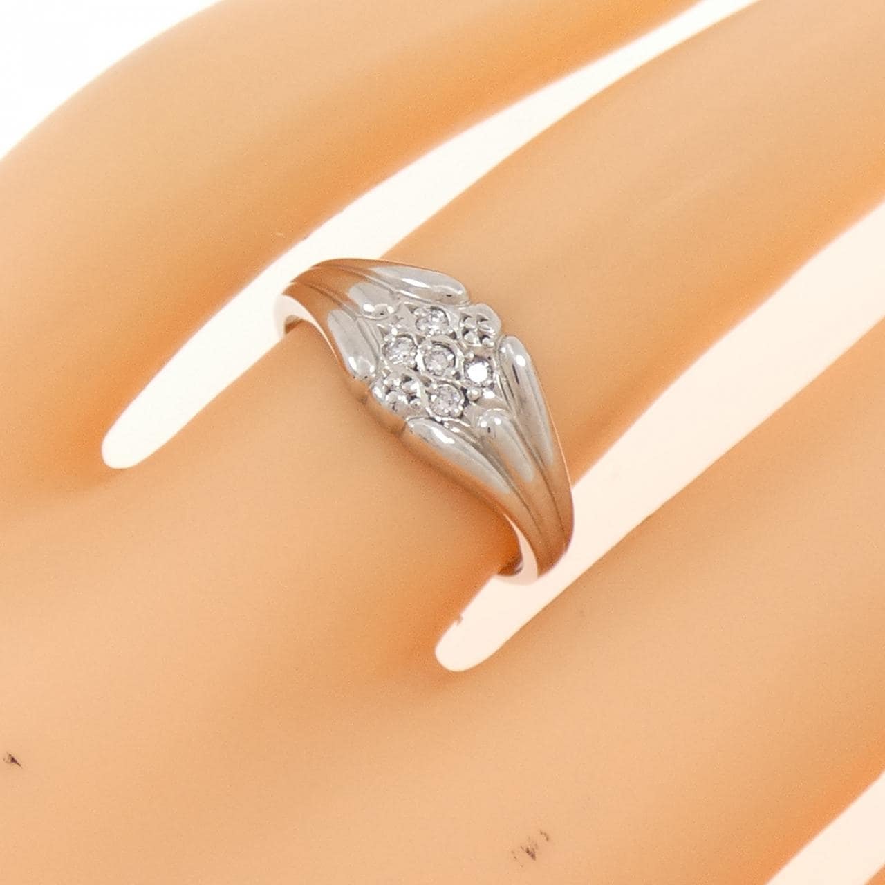 PT900 ダイヤモンド リング 0.06CT