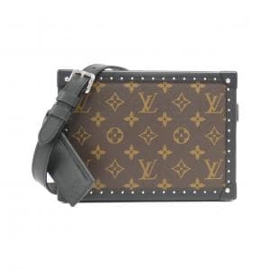 LOUIS VUITTON Monogram Macassar Clutch Box M20252 Shoulder Bag