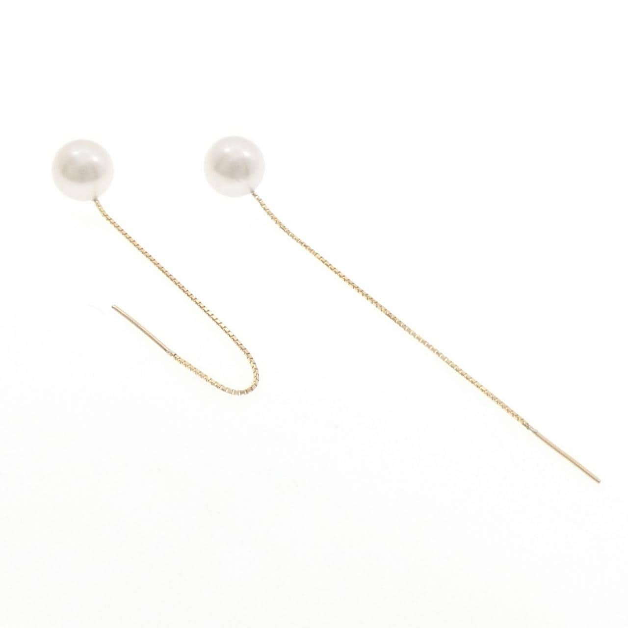 K18YG アコヤパール ピアス 8.3mm