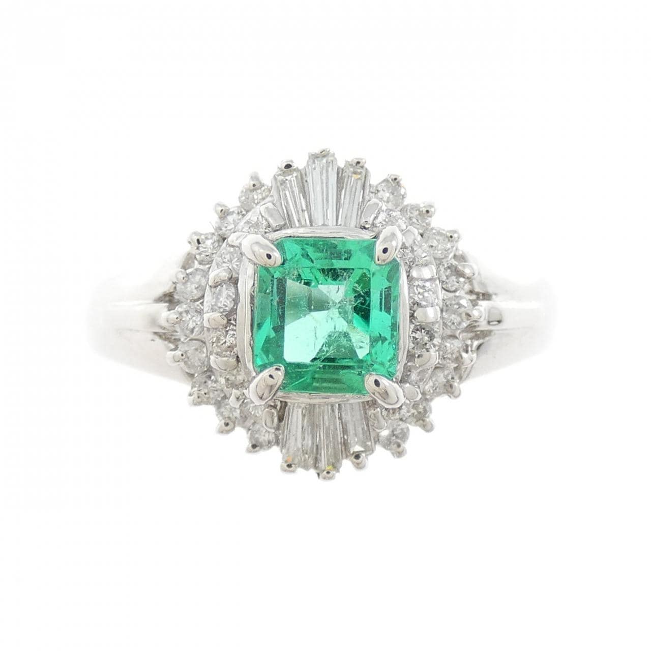 PT900 エメラルド リング 0.39CT
