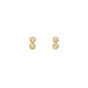 K18YG ダイヤモンド ピアス