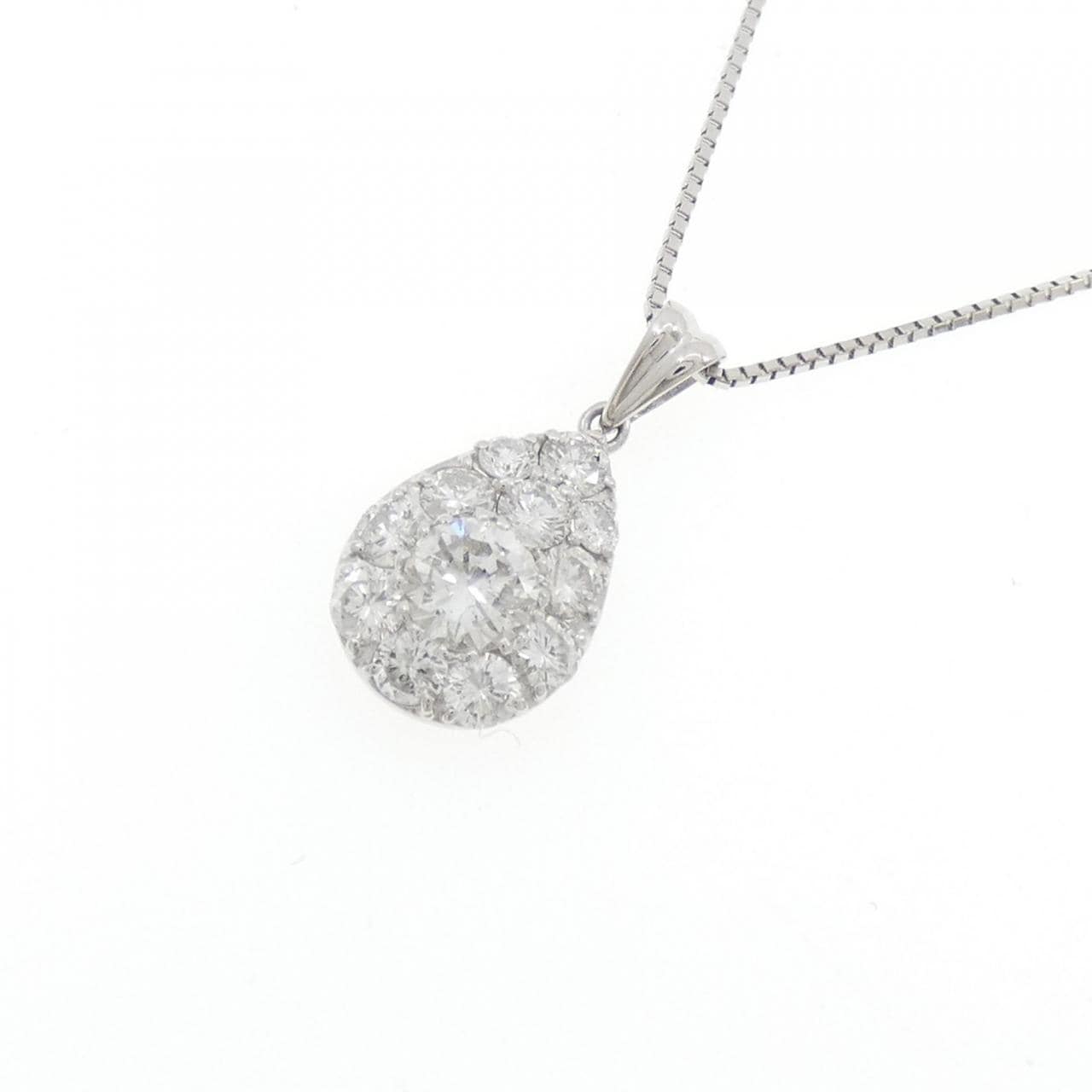 PT900/PT850 ダイヤモンド ネックレス 1.04CT