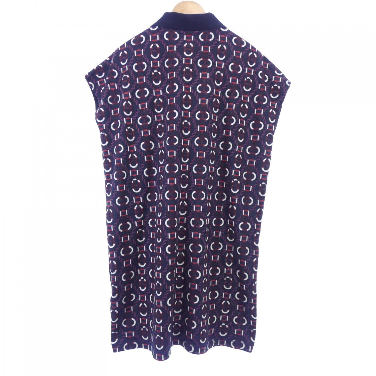 エルメス HERMES カノエ　CANOE 3E4512DB ポロ ドレス カットワンピース