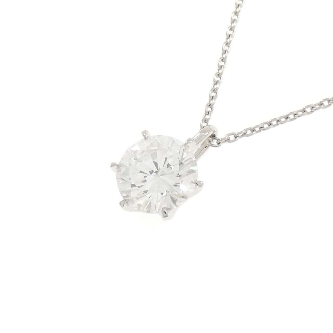 【リメイク】PT900/PT850 ダイヤモンド ネックレス 2.012CT F SI1 VG