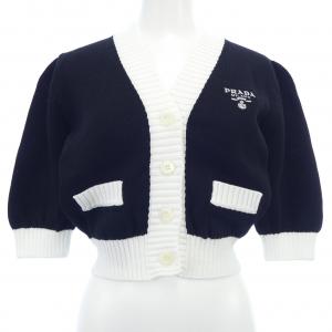 プラダ PRADA クロップド セミラグランショルダー P25I04 S211 1ZO5 カーディガン