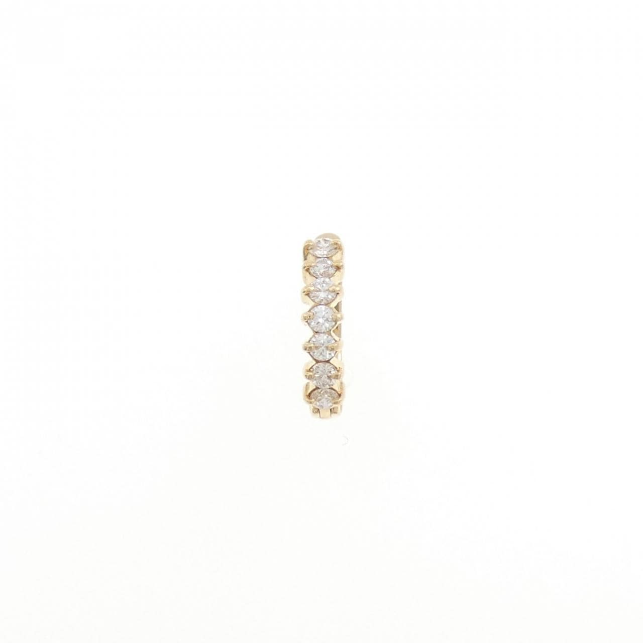 K18YG ダイヤモンド ピアス 0.305CT 片耳