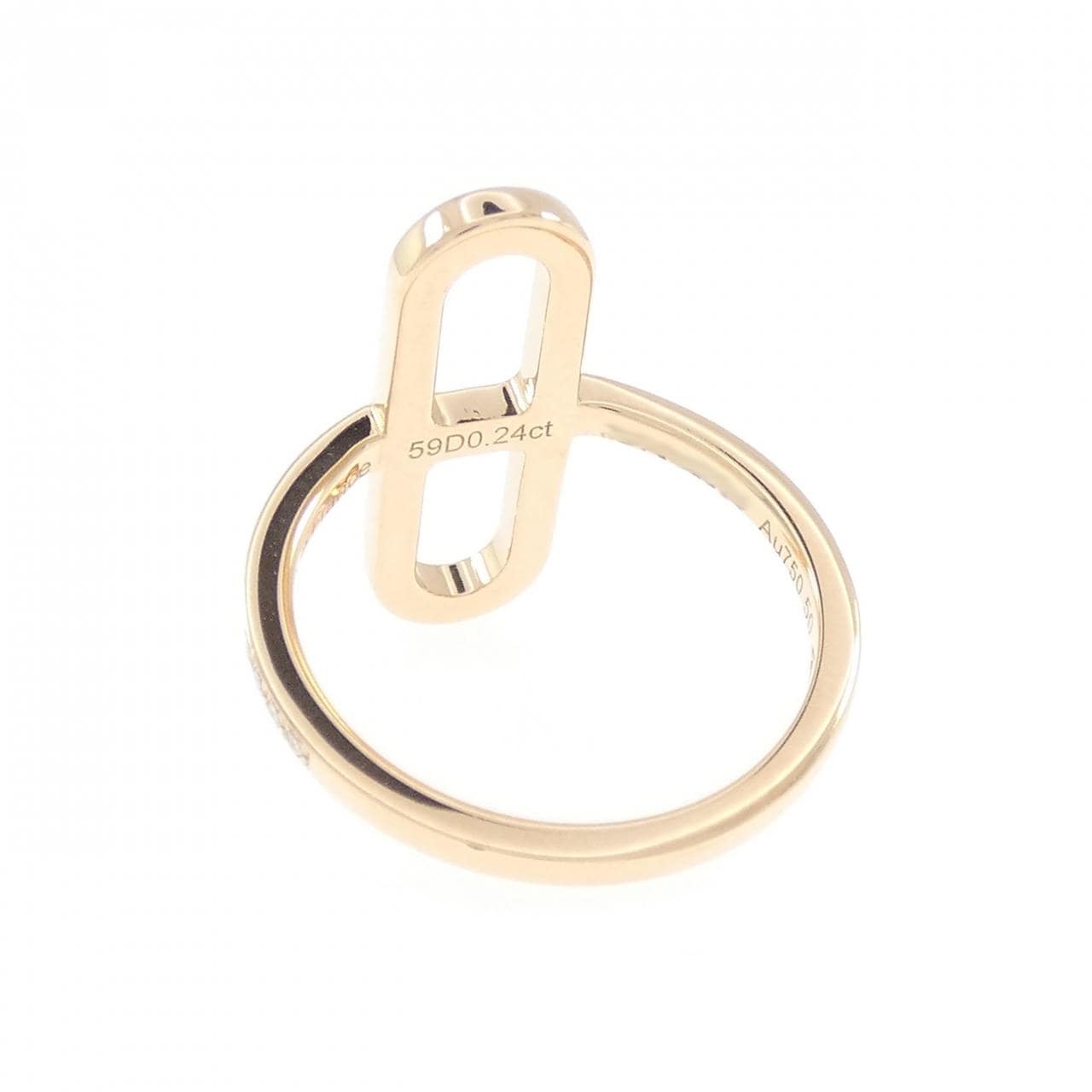 エルメス エヴァー シェーヌダンクル リング 0.24CT