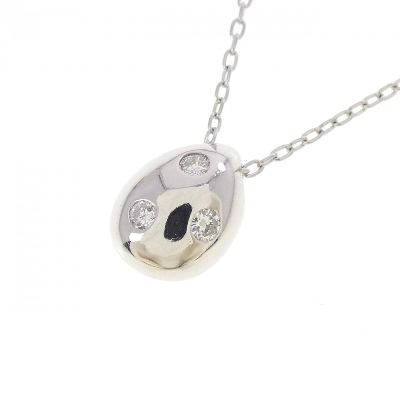 PT900/PT850 ダイヤモンド ネックレス 0.06CT