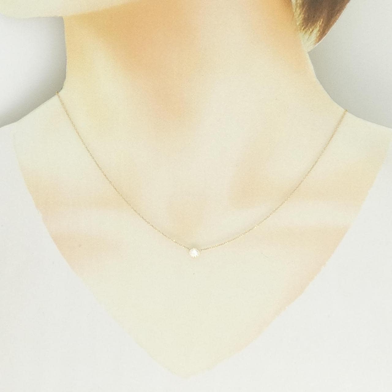 K18YG ダイヤモンド ネックレス 0.287CT